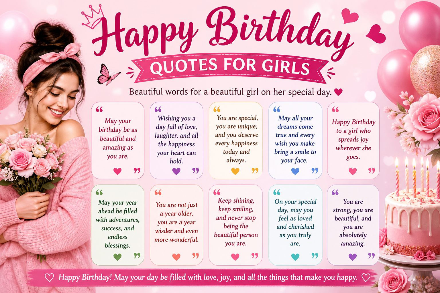 Happy Birthday Quotes for Girls